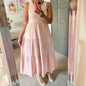 Sweet pink summer sundress